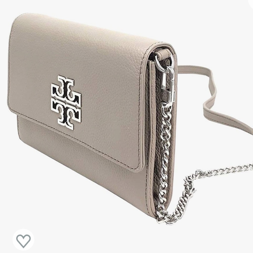 Tory Burch Britten Chain Wallet- only used a few times